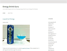 Tablet Screenshot of energydrinkguru.com